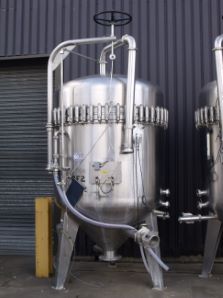 Used Stella Meta Metafilter MK V Candle Filter + Pre-coat Mixing Tank + Buffer tank