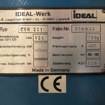 Ideal CSR 201 Welding machine