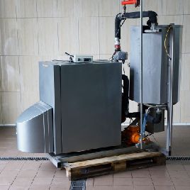 Kreuzmayr PAS Vegetable and fruit cutting, washing and blanching machine