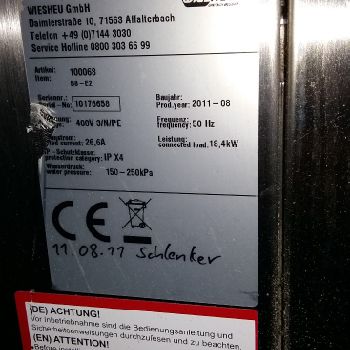 Used Wiesheu Euromat B8 y B4 Oven