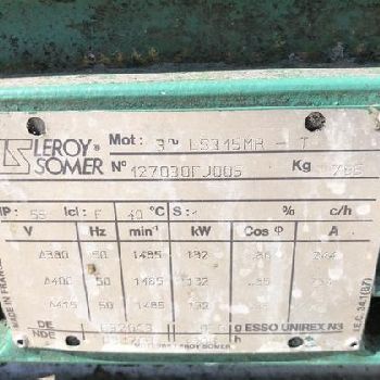 Leroy Somer 132 kW 1500 rpm