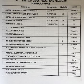 Dal Maschio Srl 3E 2400 Industrial robot