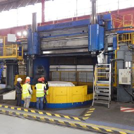 Dorries Ø 6500 x 4270 mm CNC vertical turret lathe with cnc