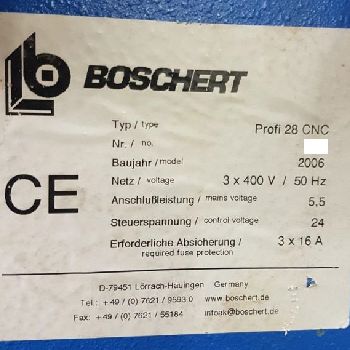 Boschert Profi 28 CNC metal press