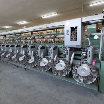 MURATA rest cone winder, 15 spindles, revolver feeding