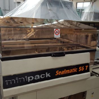Minipack Torre SEALMATIC 56T + TUNNEL 50 TWIN Shrink wrap machine