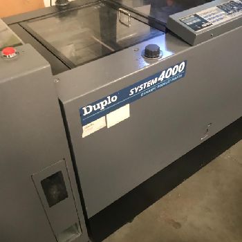 Duplo DBM System 4000 saddle stitcher