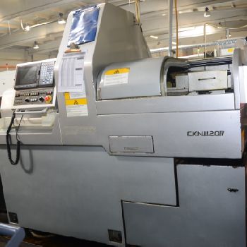 CKN1120 IV Swiss Type Lathe + bar feeder