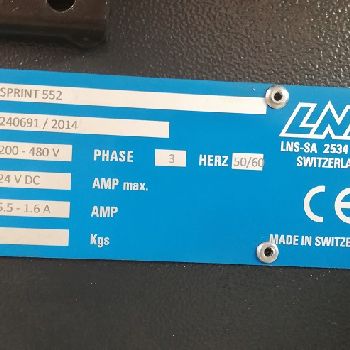 LNS Sprint 552 Bar feeder (like new)