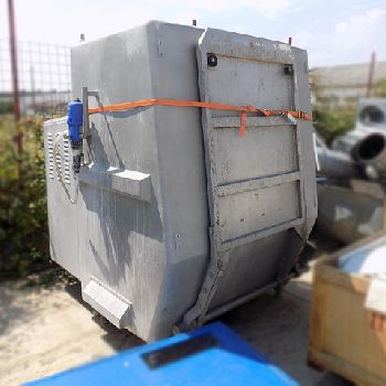 Washing cabinet for 200 lt. bins Roser AL-604