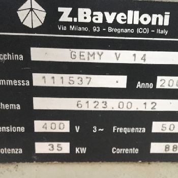 Bavelloni V-14 Glass cutting / edging machine