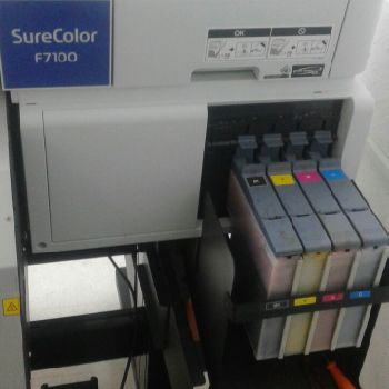 Epson SCF 7100 Rotary textile printer