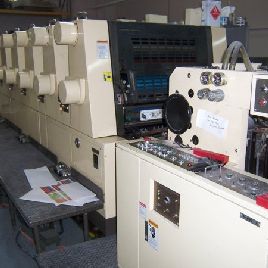 Akiyama BT628 BESTECH Offset Press Offset six colours