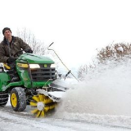 John Deere Метла для снега и мусора, подходит для косилки X590