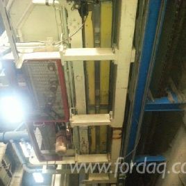 línea de producción de tableros de partículas de segunda mano