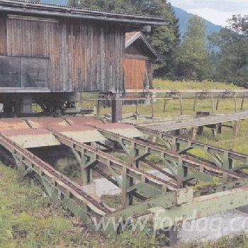 Grading line Sorting line with circular saw