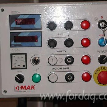 Used Demak Piranha 412 Multiblade Circular Saw, 2018 Reconditioned