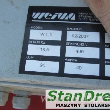 Used Weima WL 6 Chipper, 2007