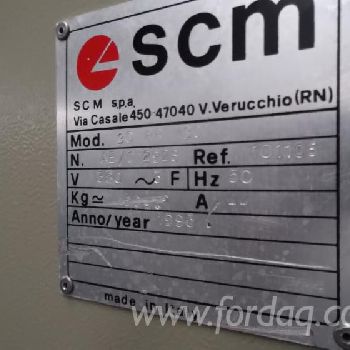 Used SCM Sandya 30 Belt Sander, 1995