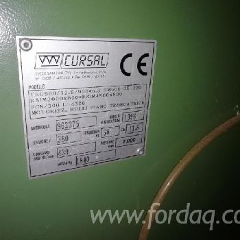 Used Cursal TRO500 Bottom Cut-Off Saw with Movable Electronic Stroke