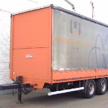 KRAEMER, BERLEBURG Tandem Trailer 2-A-high coupled