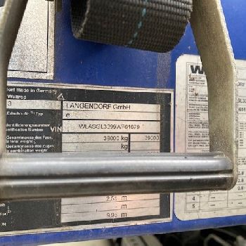 Langendorf SGL 3 glass transporter / inloader 7,7m