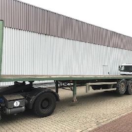 General trailer SYY3FP platform semi-trailer, lift axle