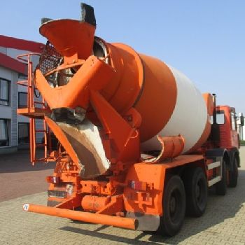 MAN 30.291 8x4 BB 6-cylinder, Stetter 9m³