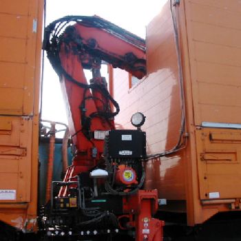 HERRMANN FZ.BAU HERRMANN DK AHL with crane Atlas 130.1-8,2 / 2 A 2