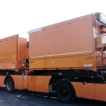 HERRMANN FZ.BAU HERRMANN DK AHL with crane Atlas 130.1-8,2 / 2 A 2