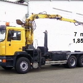 MAN 27.402 DF 6x4 BB with crane Penz 13000 H / D