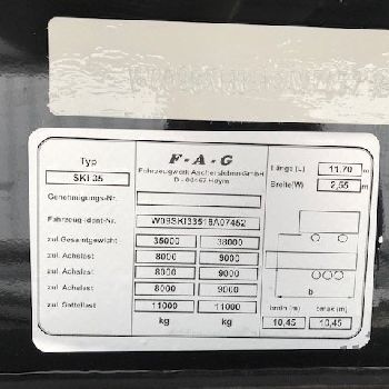 F-A-G F-A-G SKA 50, approx. 51.8m³, combination door, 10x AVAILABLE