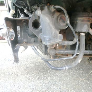 MAN L33 8.180 C 4x2, accident vehicle with frontal damage