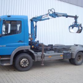 Mercedes-Benz Atego 1218 4x2 with crane MKG HLK25