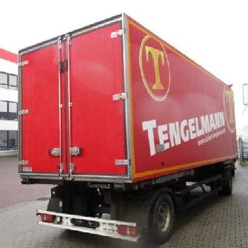 MILDNER swap body refrigerated 7.45, accident, Carrier Supra 1150