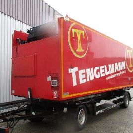 MILDNER swap body refrigerated 7.45, accident, Carrier Supra 1150