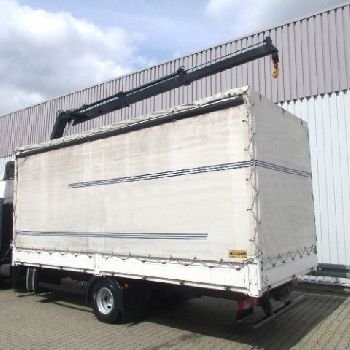 MAN TGL 12.240BL 4x2, with crane Hiab 088 with radio