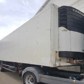 Schmitz SKO 20 Rolling door, Carrier Maxima 1200, steering axle