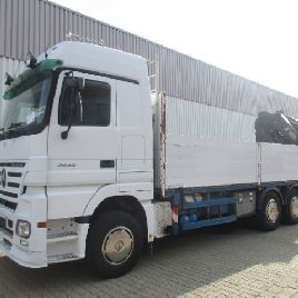 Mercedes-Benz Actros 2646L 6x4, building material, crane HIAB XS322E-6