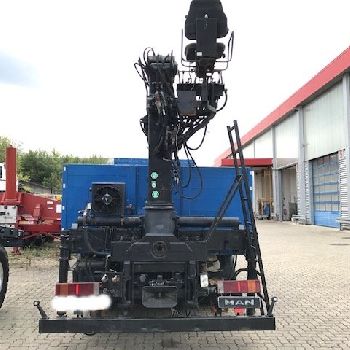 MAN 26.343 DFLC 6x4, building material, crane Hiab 140K