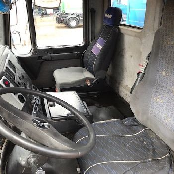 MAN 26.343 DFLC 6x4, building material, crane Hiab 140K