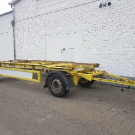 Reisch roll-off trailer REA-18EL, up to 7 m container