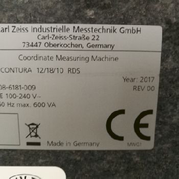 ZEISS CONTURA 12/18/10 RDS