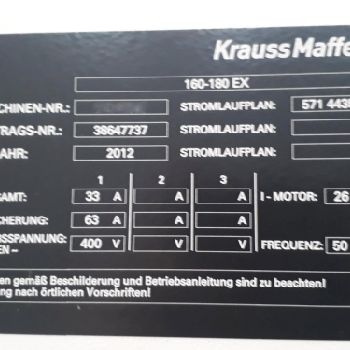 Krauss Maffei 160-180 EX