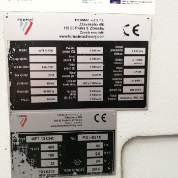 FERMAT WFT 13 CNC