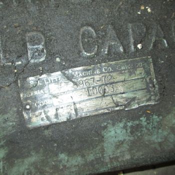 Littell No.10 Centering Reel 1000 Lbs Capacity 16" Max Coil Width W/4 Keepers (#15952); Littell No.10 Centering Reel 1000 Lbs Capacity 16 Max Coil Width W/4 Keepers