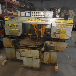 HydMech Automatic Horizontal Band Saw, Model H12A, 5HP, 240v, Bundling, Variable Vice Pressure (#12780)