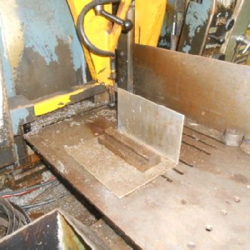 HydMech Automatic Horizontal Band Saw, Model H12A, 5HP, 240v, Bundling, Variable Vice Pressure (#12780)