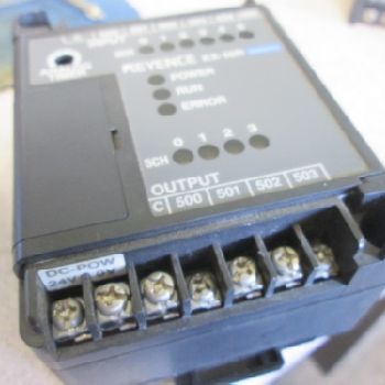 Keyence KX-10R PLC w/ Matching Power Supply (#11808); Keyence KX-10R PLC w/ Matching Power Supply