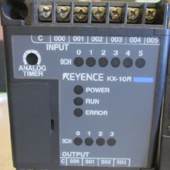 Keyence KX-10R PLC w/ Matching Power Supply (#11808); Keyence KX-10R PLC w/ Matching Power Supply